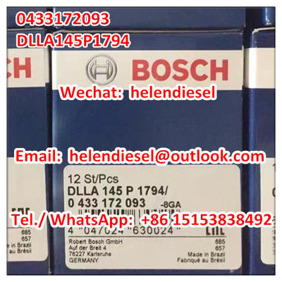 Genuine Brand New  injector nozzle 0433172093 , 0 433 172 093 , DLLA145P1794 , DLLA 145 P 1794 ,  original supplier