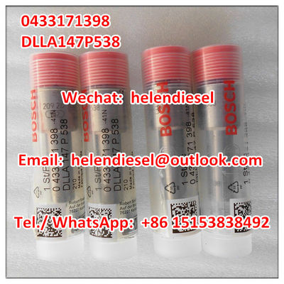 Genuine Brand New  injector nozzle 0433171398 , 0 433 171 398 , DLLA147P538 , DLLA 147 P 538 ,  original supplier