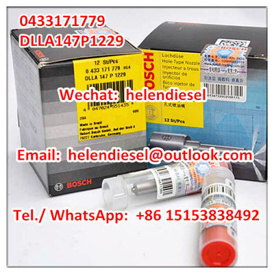Genuine Brand New  injector nozzle 0433171779 , 0 433 171 779 , DLLA147P1229 , DLLA 147 P 1229 ,  original supplier