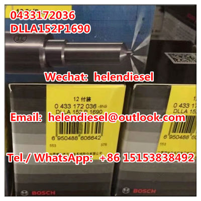 Genuine Brand New  injector nozzle 0433172036 , 0433172036 , DLLA152P1690 , DLLA152P1690 ,  original and new supplier