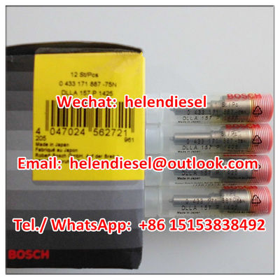 Genuine and New  injector nozzle 0433171887 , 0 433 171 887 , DLLA157P1425 , DLLA 157 P 1425,  original supplier