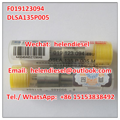 Genuine and New  injector nozzle F019123094 , F 019 123 094 ,  DLSA135P005, DLSA135P005M, DLSA 135 P 005 M supplier