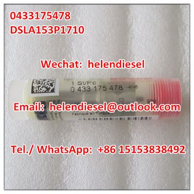 Genuine and New  injector nozzle 0433175478 , 0 433 175 478 , DSLA153P1710 , DSLA 153P 1710 , DSLA 153 P 1710 . supplier