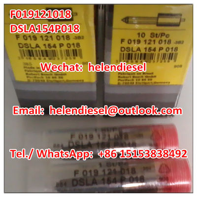 Genuine and New  injector nozzle F019121018 , F 019 121 018 , DSLA154P018 , DSLA 154P 018 , DSLA 154 P 018 supplier