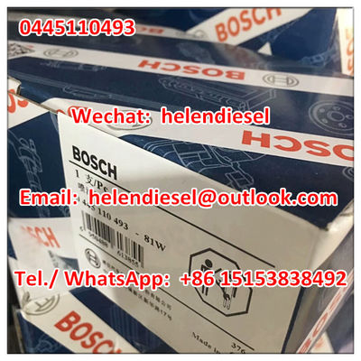 Genuine and New  Fuel Injector 0445110493 , 0 445 110 493 ,for JAC 2.8D engine,Exchange 0445110494 , 0445110750 supplier