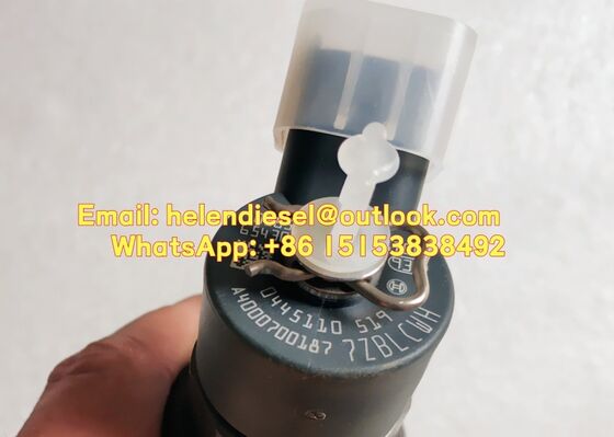 Genuine and New 0 445 110 519 Common Rail Diesel Injector 0445110519 , 0445110740 , 4000700187 , A4000700187,MX909965, ME230536 supplier