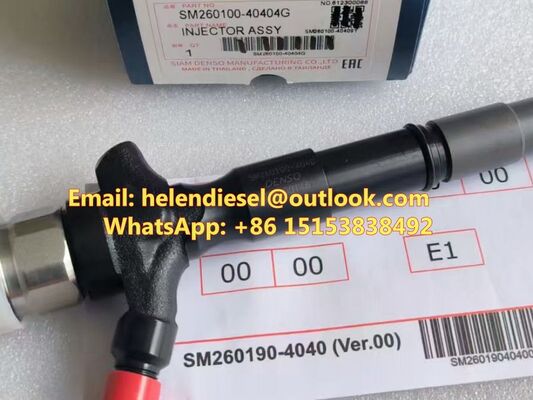 Fuel injector SM260100-4040 , 260100-4040 , SM260100-404# original diesel injector 095000-8290, 095000-8220, 095000-7540, 23670-0L050, 23670-0L020 supplier