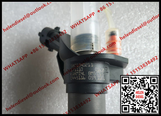 Fuel injector 0445116059 , 0445116019 ，0986435395, for FIAT  IVECO 5801540211, 504385557，504341488,580540211 supplier