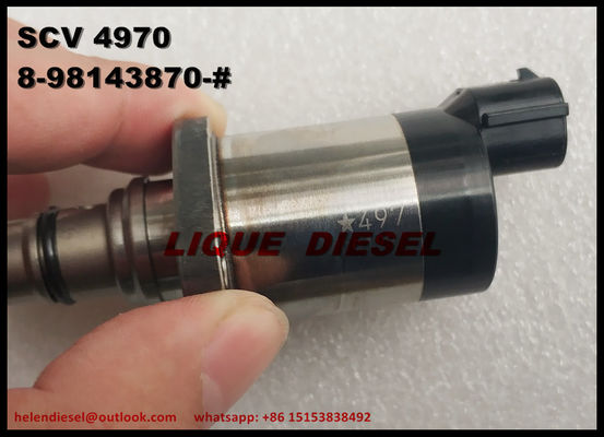 Original SCV 8-98143870-1 / 8981438701 suction control valve 294200-4970,294200-2970, Common rail valve 497 / 297 supplier