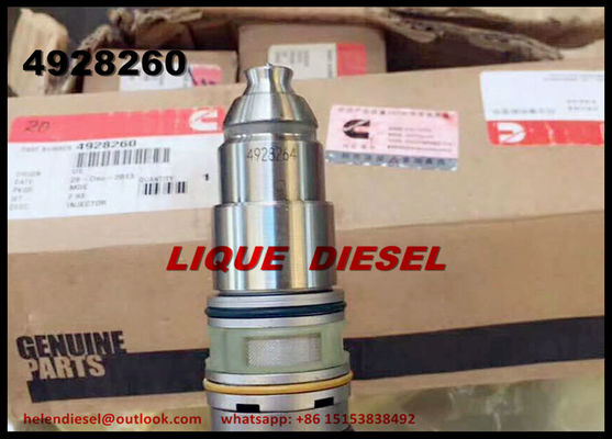 Original  injector 4928260 , 4928260NX , 4928260PX , 4928260RX  INJECTOR 4928260 ORIGINAL AND NEW supplier