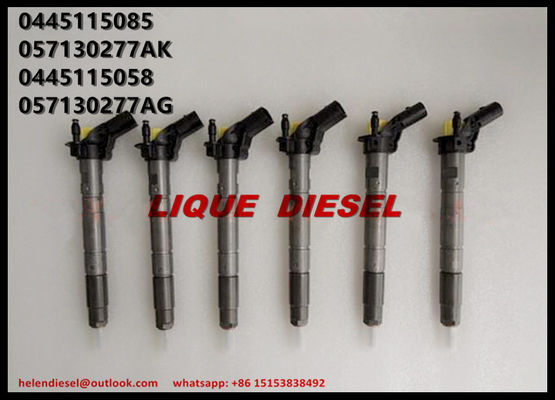 Genuine BOSCH Injector 0445115085 , 0445115086 , 0445115057,0445115058,0445115040 for VW AUDI 057130277AK ,057130277AG supplier