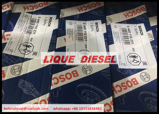0 445 110 231  Genuine fuel injector 0445110231 for Chevrolet 93342272, MWM 940704640034, VW 2P0 130 201, 2P0130201 supplier