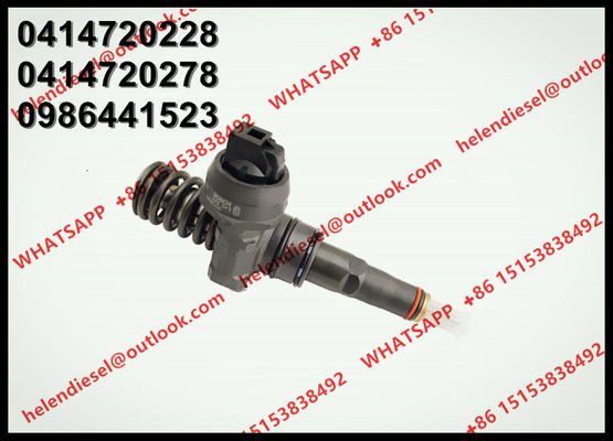 0 414 720 228 BOSCH Genuine Fuel Injector 0414720228 , 0414720278 for VW 070130073N, 070130073NX, 0986441523, 0986441573 supplier